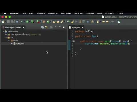 Learn Java Tutorial For Beginners Part 4 Writing First Program In Eclipse