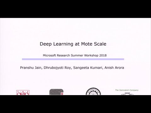 Deep Learning at Mote Scale