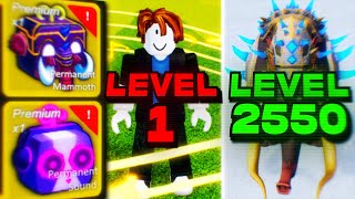 Level 1 - 2550 With Mammoth & Sound Fruit in Blox Fruits Update 20