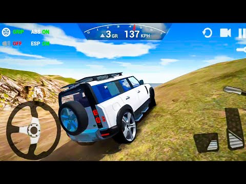 Ultimate Offroad Simulator #4 White SUV Driving! Android gameplay