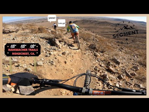 Riding in the High Desert.  Got to visit my home town of Ridgecrest and ride the Rademacher Trails.