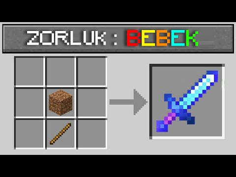BEBEK ZORLUK SEVİYESİ! - Minecraft