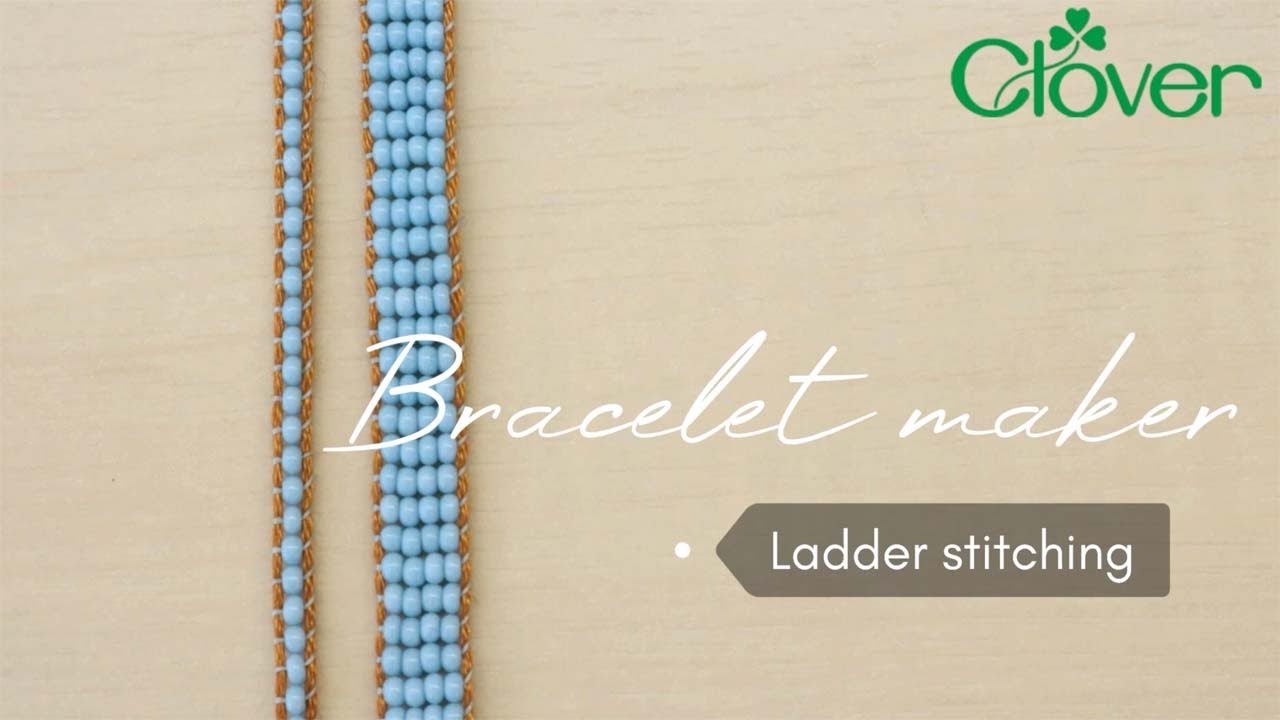 Bracelet Maker technique: Ladder stitching
