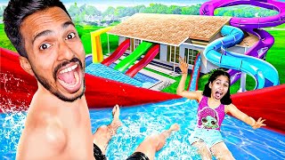 I Built a Waterpark In My House!