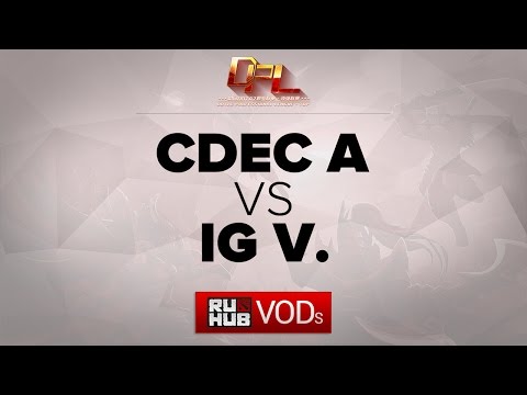 CDEC.A vs IG.V ,DPL Season 1,Game 2