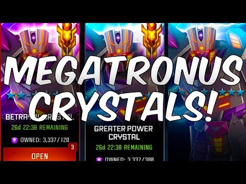 5 STAR MEGATRONUS CRYSTAL OPENING! - Transformers: Forged To Fight