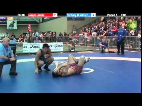 Men`s Freestyle 86 KG Joseph Ariola vs. Zachary Martinez