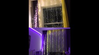 Perde Led peri 3x3 10 saçaklı 8 animasyonlu ✨💫