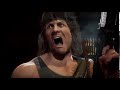 Rambo machine gun scream