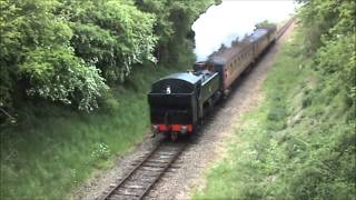 preview picture of video 'GWR Pannier Tank 9466 - Mid-Norfolk Railway - 01/06/2013'