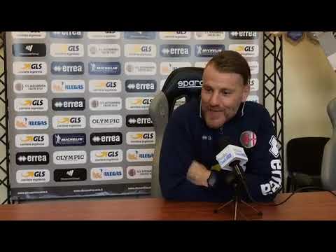 Mister Michele Marcolini alla vigilia della gara di Coppa Italia con il Renate