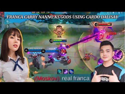 FRANCA CARRY NANNO GRANGER KS GODS SI CARDO DALISAY (KRISTINE SANTAMENA) | MLBB