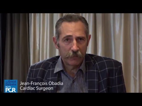 EuroPCR 2016 Great Debate - extending TAVI to low risk patients: Jean François Obadia