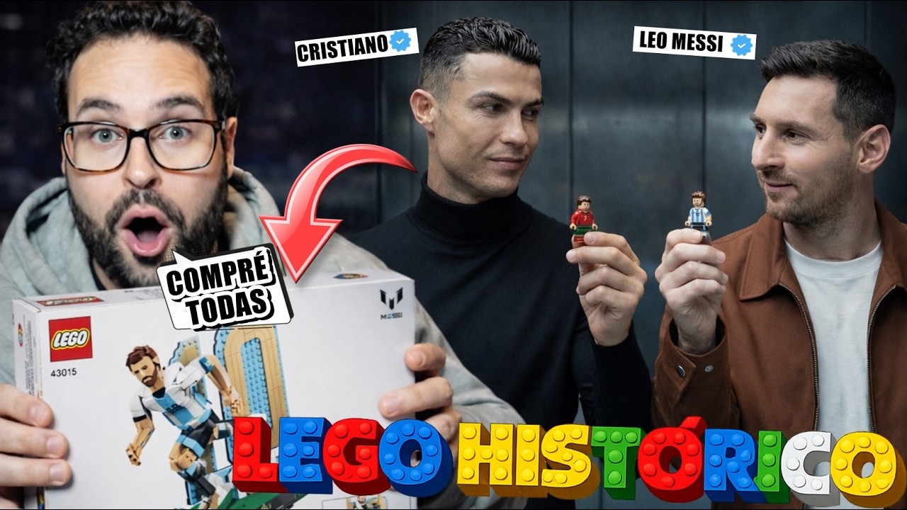 🚨ANUNCIO HISTÓRICO de LEGO con MESSI y CRISTIANO ¡COMPRÉ TODAS las FIGURAS! BUENA INVERSIÓN