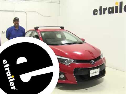 etrailer | Is the Inno Aero Flush Roof Rack for Naked Roofs Compatible with the 2014 Toyota Corolla?