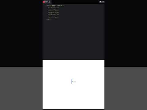 Creative CSS Loading Animations Effects | CSS Animation Tutorial for Beginners | #html #css #coding