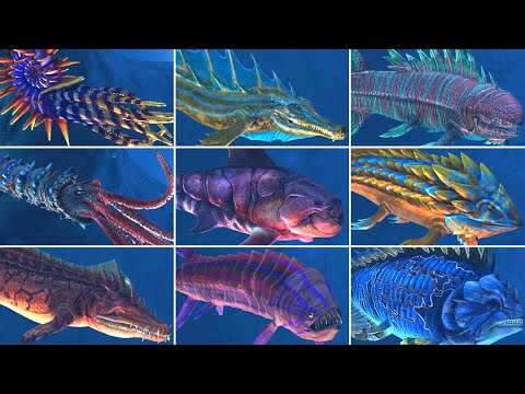 ALL CAVE AQUATIC. All Max Level 40, All Evolutions | Jurassic World The Game
