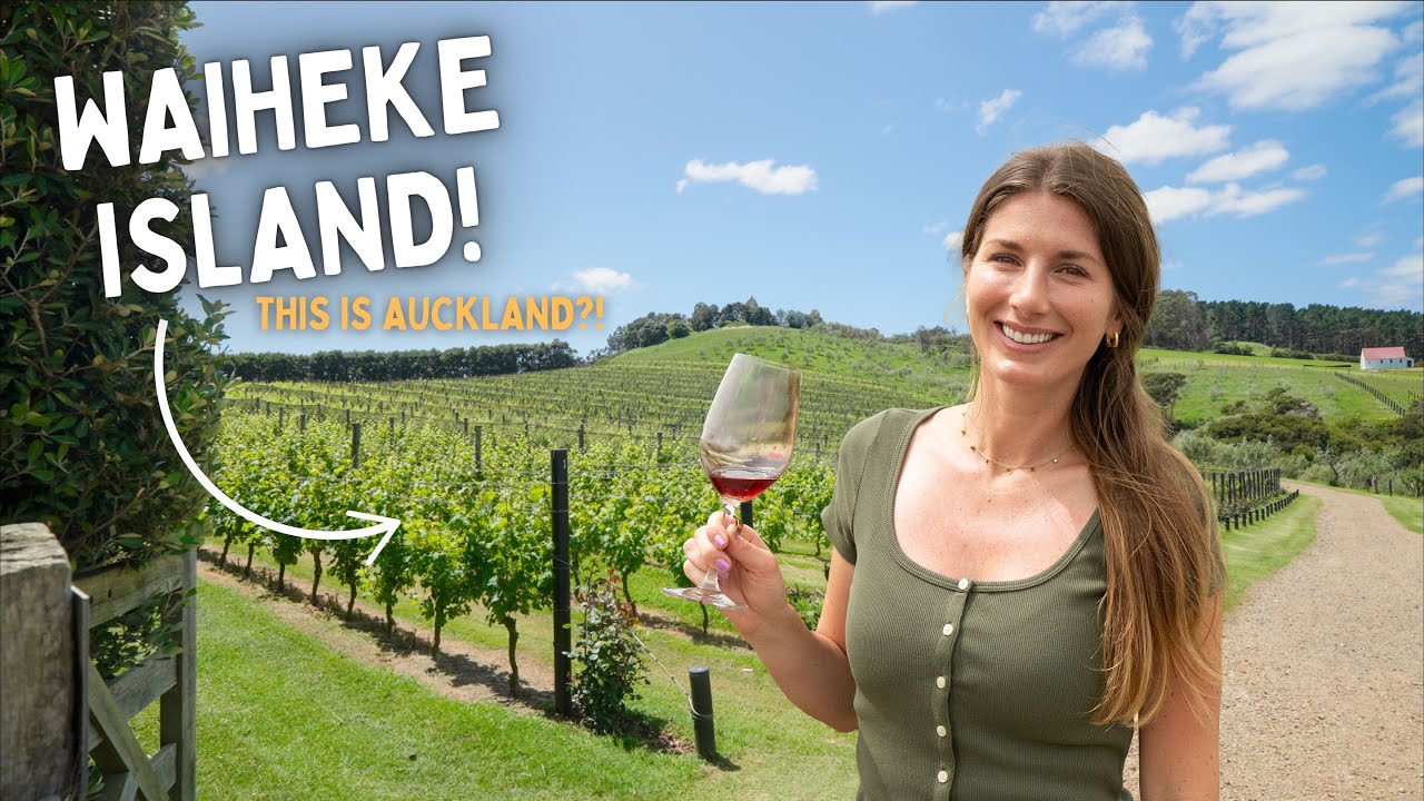 Experience a captivating journey to Waiheke Island with travelers.