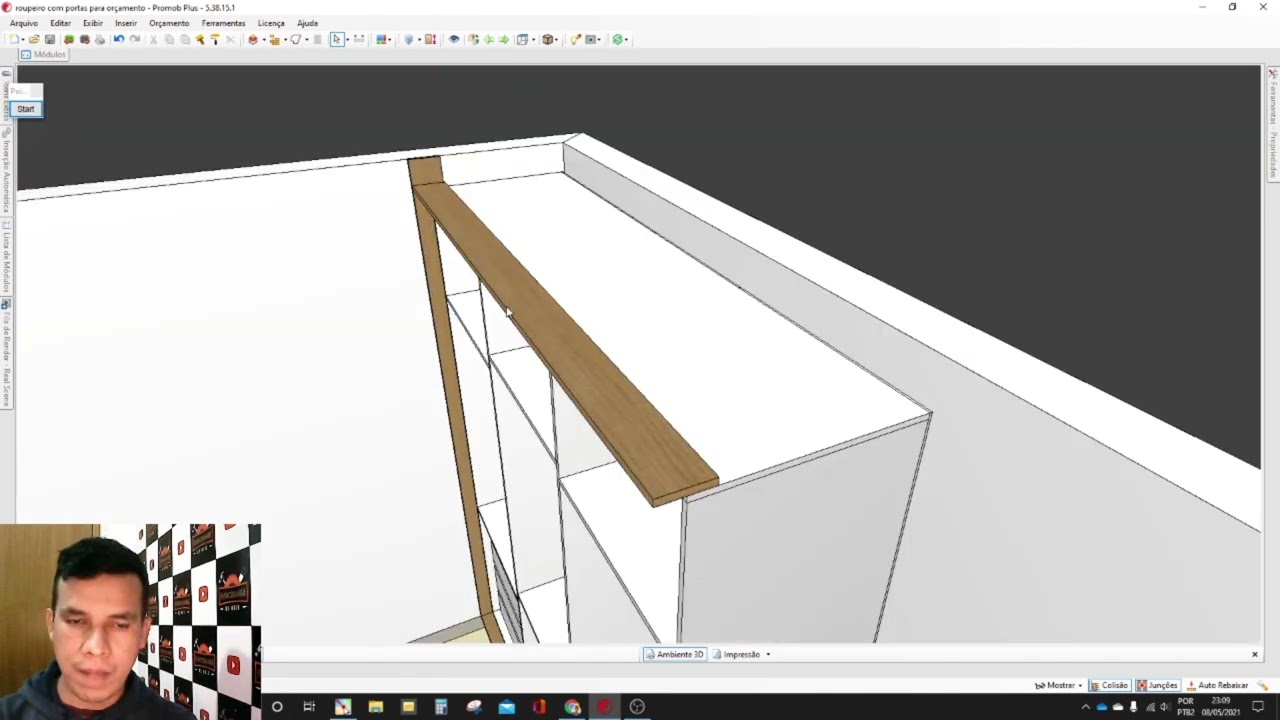 Como fazer um roupeiro com portas deslizantes