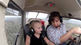 preview picture of video 'Madeline's Fly It Forward™ Flight during Women Of Aviation Worldwide Week 2013'