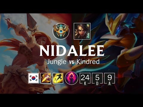 Nidalee Jungle vs Kindred - KR Challenger Patch 8.21
