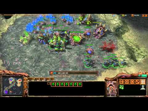 Destiny, Bluetea vs. azadianb (T), Nesh (R) - High Level 2v2 - Starcraft 2 Ladder