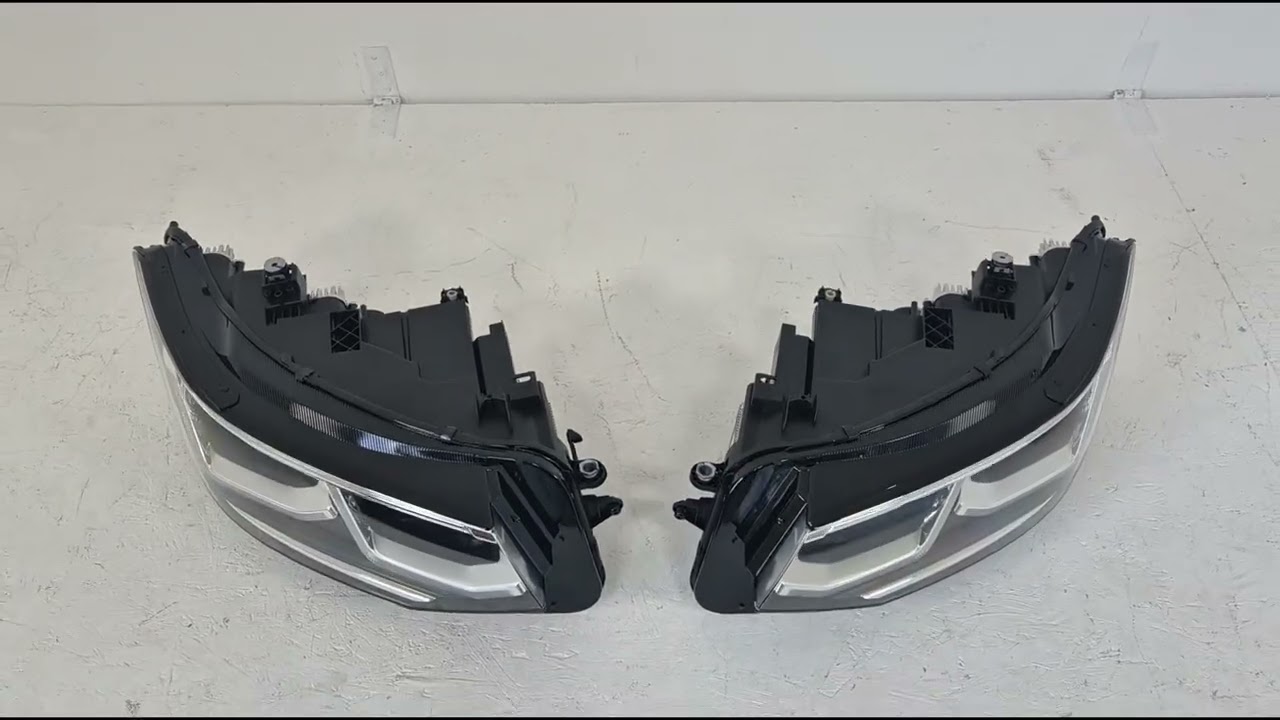 Volkswagen Tiguan 2016-2023 гг. Передние фары Full LED (для 2020-2024, комплект 2 шт) Video 1