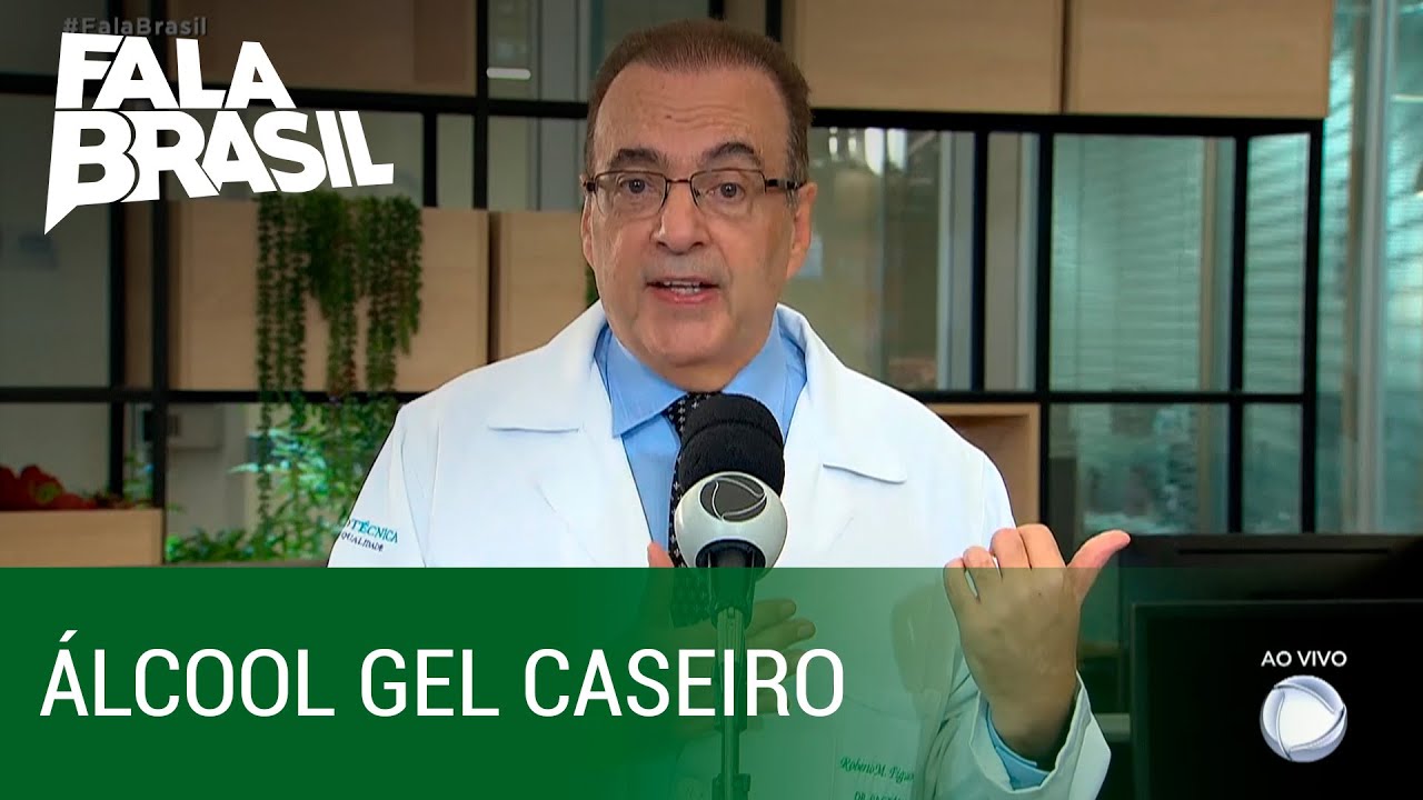 Dr. Bactéria explica como fazer álcool gel em casa