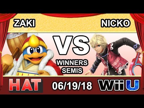 HAT 26 - FAD | Nicko (Shulk) Vs. Zaki (King Dedede) Winners Semis - Smash 4
