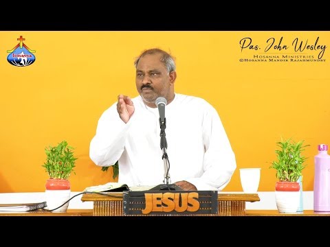 5.5.2019 LIVE - FIRST SUNDAY SERVICE - PAS.JOHN WESLEY MESSAGE - HOSANNA MANDIR RAJAHMUNDRY