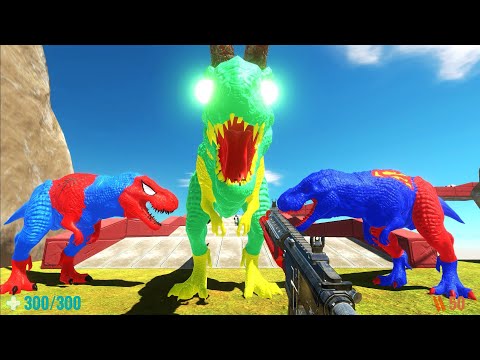 FPS ISLAND DEATH RUN with ALL WEAPONS - Animal Revolt Battle Simulator