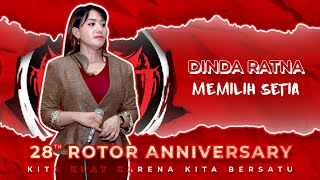 Download lagu Dinda Ratna - Memilih Setia  [[ 28th ROTOR Anniversary ]] mp3