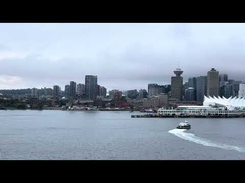 Thumbnail for Sailing past Canada Place in Vancouver, BC, Canada, on the Royal Princess Cruise Ship