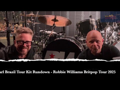 Karl Brazil  - Tour Kit Rundown - Robbie Williams Britpop Tour 2025