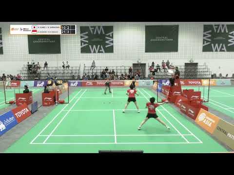 WD U17 Quarter final   A  KAMIO N  SHIRAKAWA vs R  ANGGRAINI R J N  MUNAJAD
