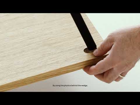 MOEBE Shelving System | How The Wedge Works