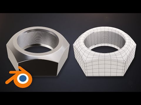 Topology Study : How to Model Threaded Nuts