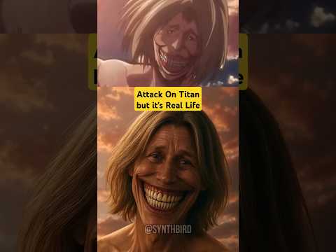 Attack on Titan but it's Real Life P.2 #anime #aot #shorts