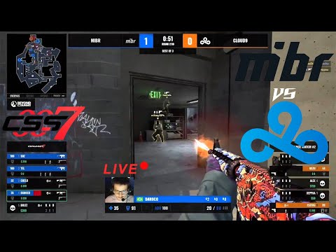 MIBR vs Cloud9 l Full Game l Cs_summit 7 l CSGO l 🔴 LIVE