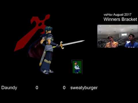 vsHsv Aug 2017 - Daundy (Marth) vs sweatyburger (Falco) - SSBM