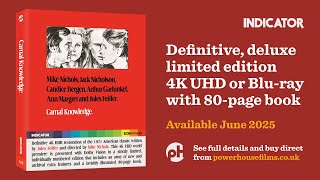 CARNAL KNOWLEDGE (Mike Nichols, 1971) Original Trailer 1 – new Indicator 4K UHD and Blu-ray edition
