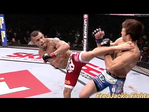 Vitor Belfort vs Luke Rockhold Highlights (Spectacular Spinning KNOCKOUT) #ufc