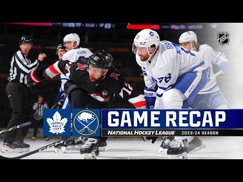 Maple Leafs @ Sabres 3/30 | NHL Highlights 2024