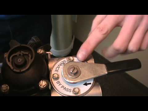 Fleck 5600 water softener: bypass tutorial for when there is a leak