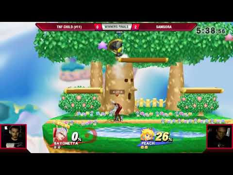 VS Weekly 7/12/18 - Winners Finals - TNF Child (Bayonetta) vs Samsora (Peach) - Smash 4
