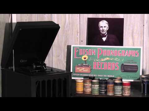 Edison blue amberol cylinder 5052 - She's Comin Round The Mountain by Vernon Dalhart & Co.