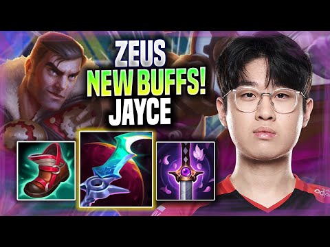 ZEUS IS READY TO PLAY JAYCE WITH NEW BUFFS! - T1 Zeus Plays Jayce TOP vs Gangplank! | Season 2022