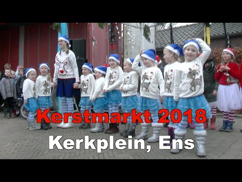 Kerstmarkt 2018 op het Kerkplein in Ens