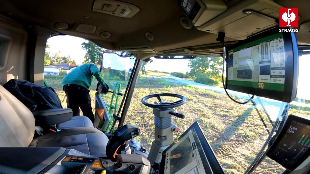 Körnerhanf Dreschen S7850 + 12m HDX