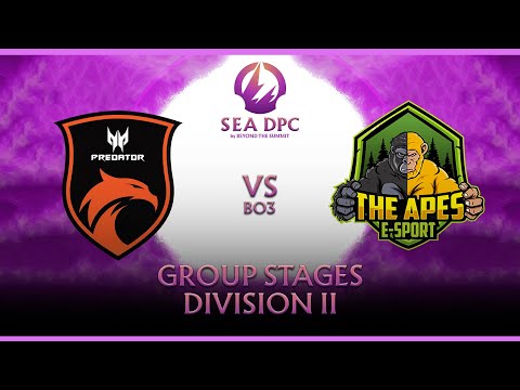 TNC Predator vs The Apes Esports Game 2 (BO3) | DPC SEA 2022 Tour 2: Division II